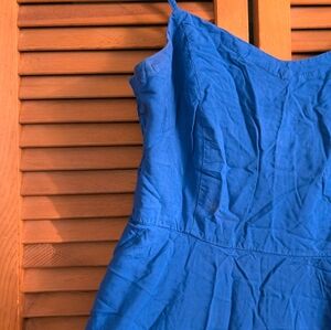 Vibrant Blue Sleeveless Dress